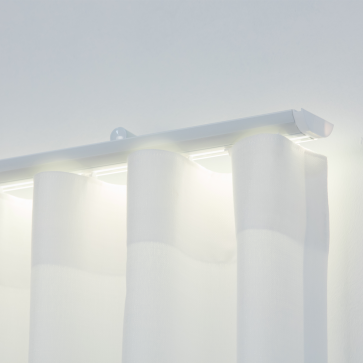 uitvinden Eenheid buitenspiegel DS-XL Gordijnrails Wit Led